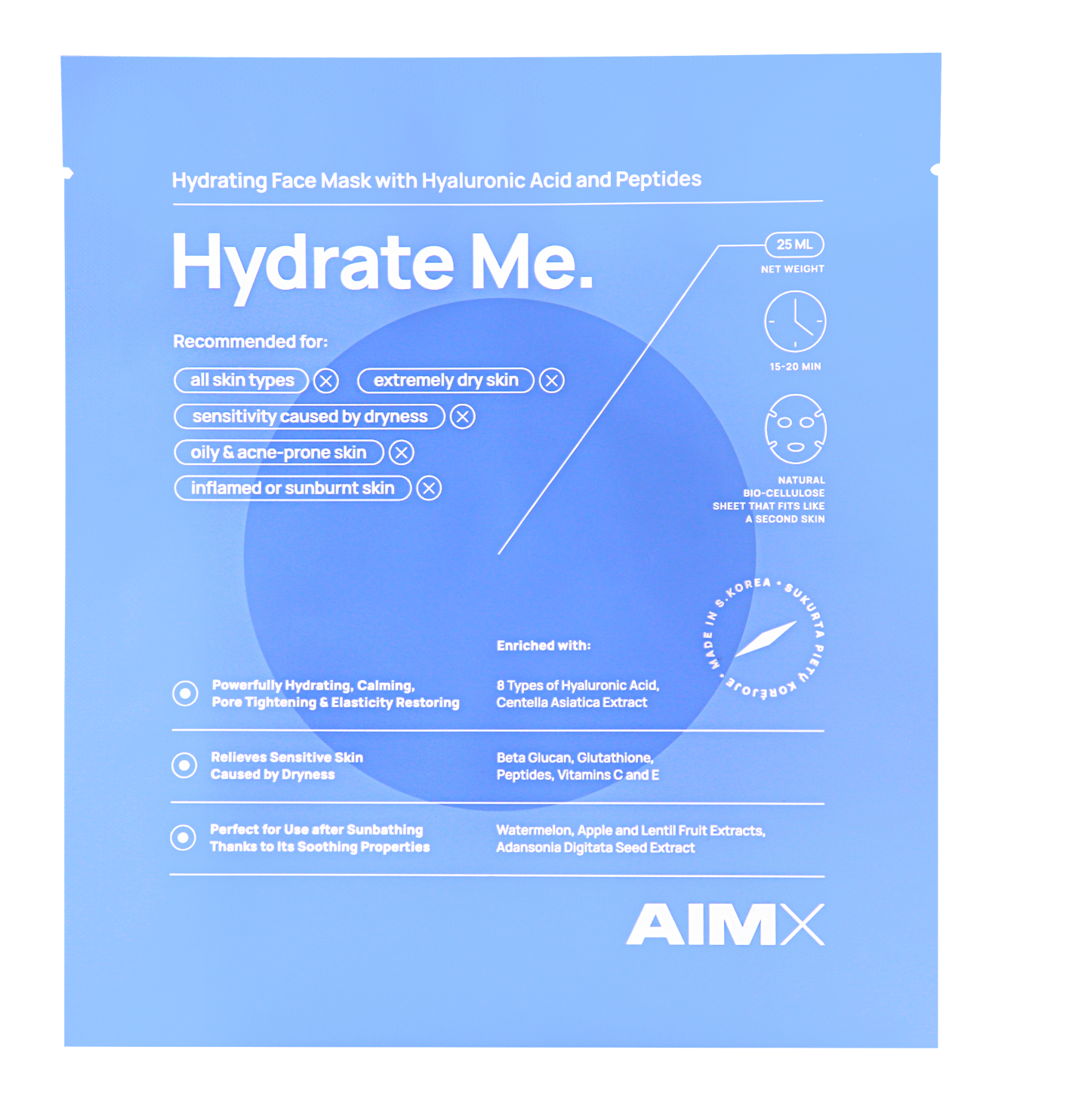 AIMX Hydrate Me – Moisturizing Face Mask