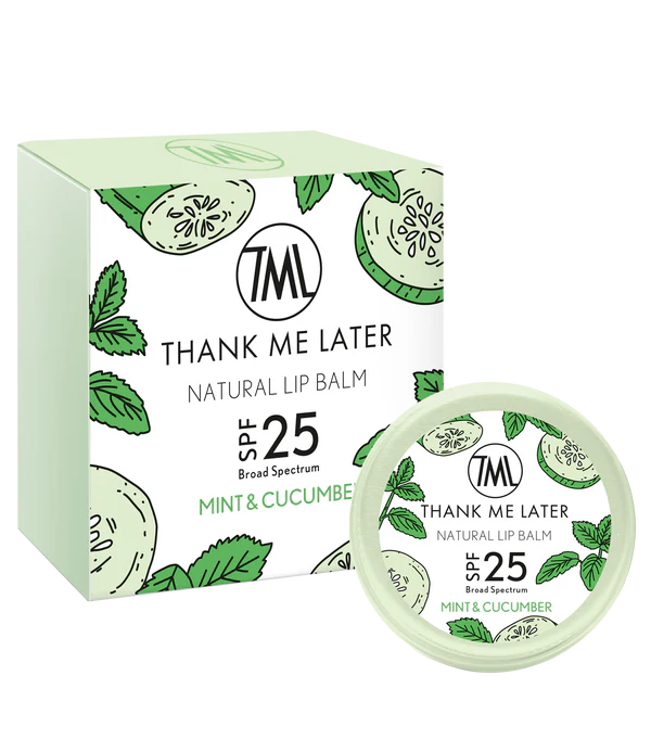 Thank Me Later Mint & Cucumber Lip Balm SPF25